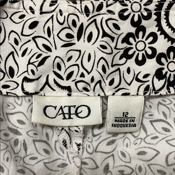 Cato black and white skirt - Picture 4 of 5